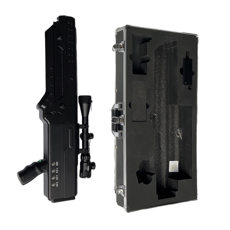  晴隆手持便携式枪型低空防御反制四通道A型