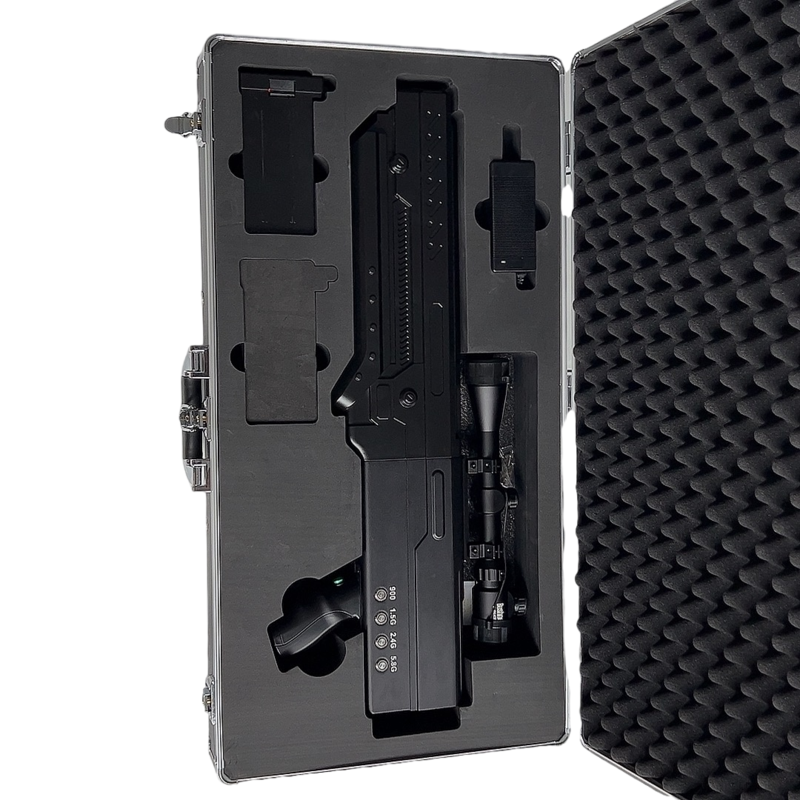  晴隆手持便携式枪型低空防御反制四通道B型